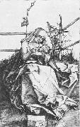 Albrecht Durer Madonna on a Grassy Bench painting
